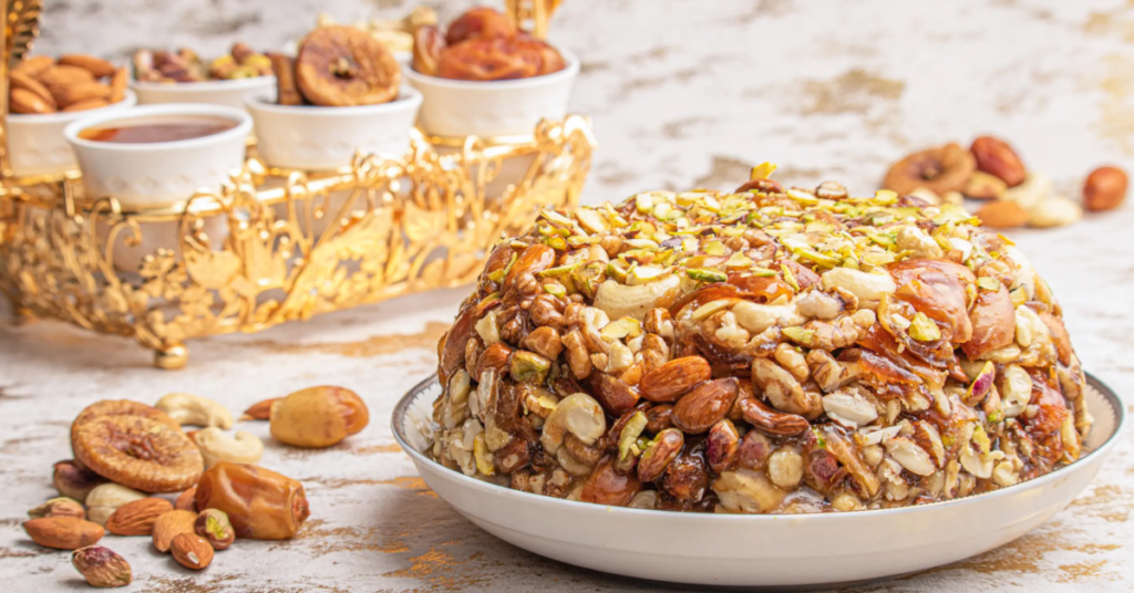 Honey Almond Halwa