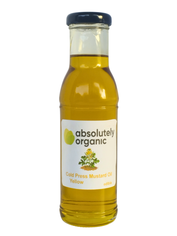 Absolutely Organic - Mustard Oil Yellow (Edible) 120ml