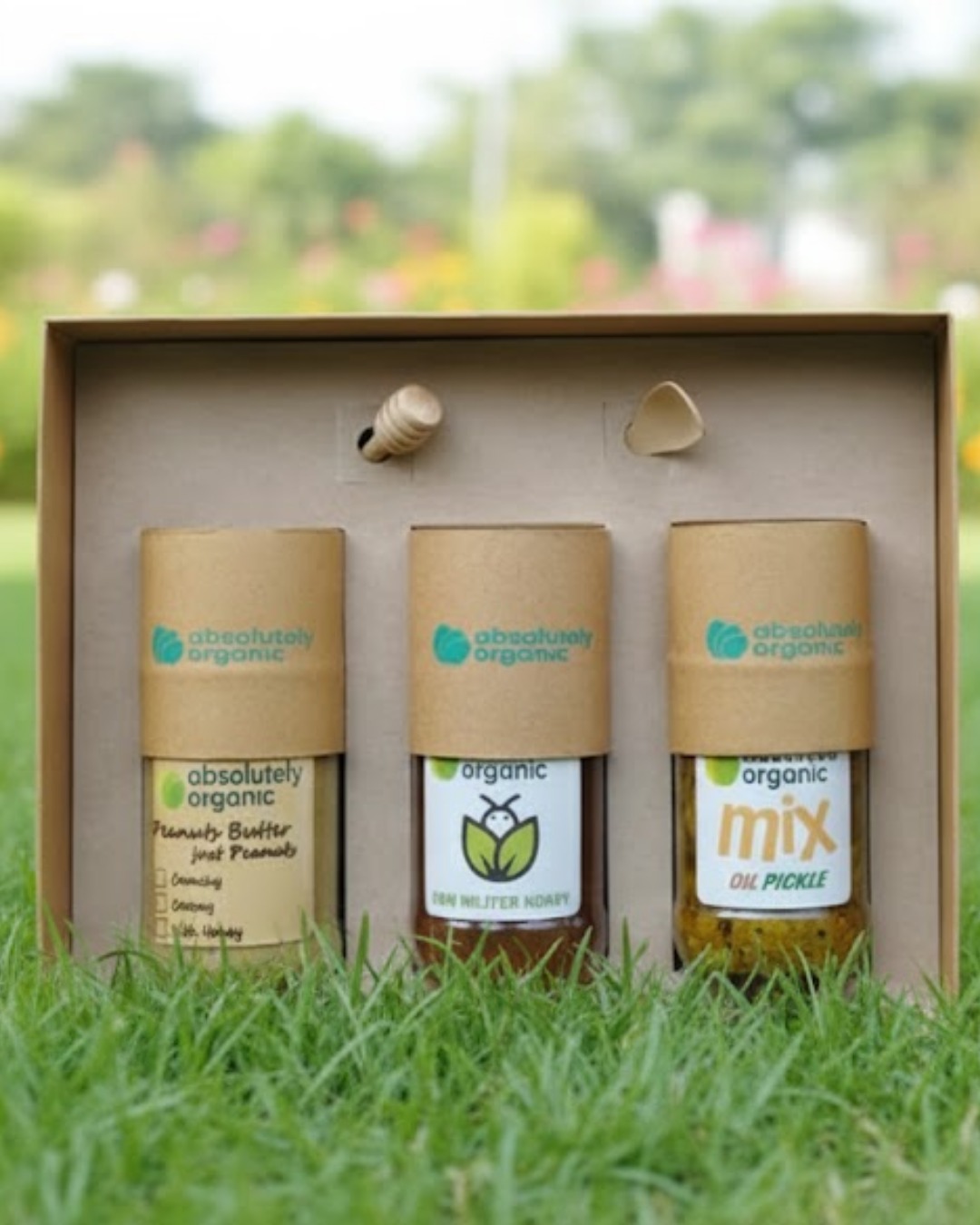 3-Jar Wholesome Trio Gift Box - Absolutely Organic